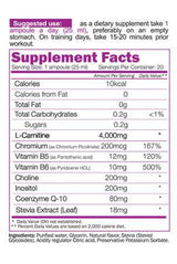 L-Carnitina Liquido 4000 Shot - 25 ml