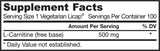 L-Carnitina Liquid Cap 500 mg - 100 Capsule gel