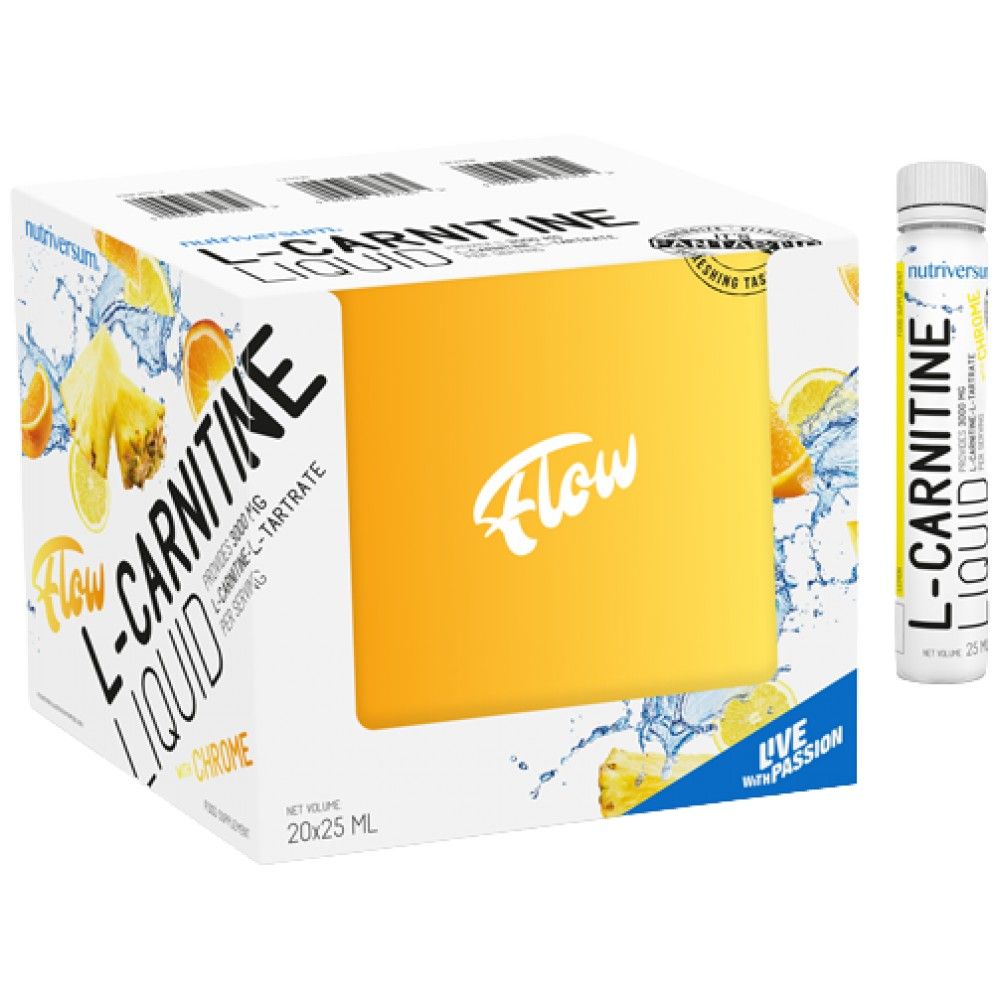 L-Carnitina Liquid Shot 2500 mg - 20 x 25 ml