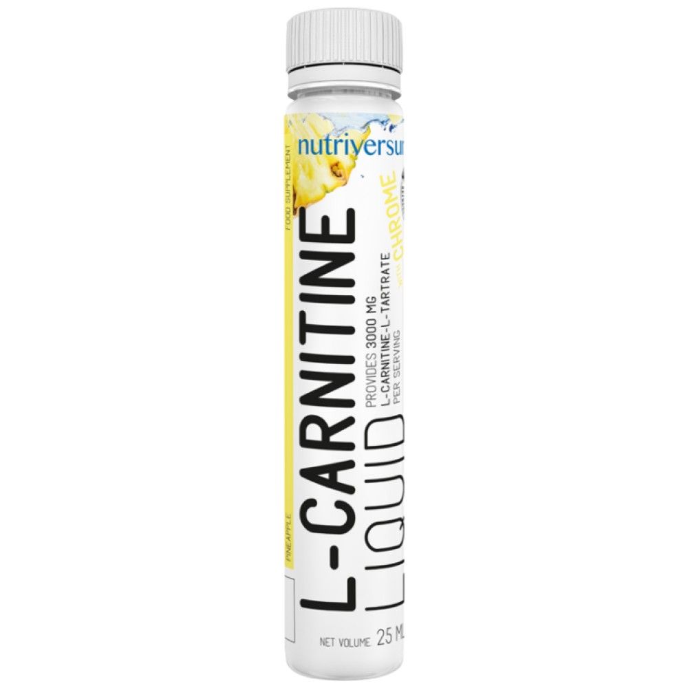 L-Carnitina Liquid Shot 3000 | con Cromo - 25 ml