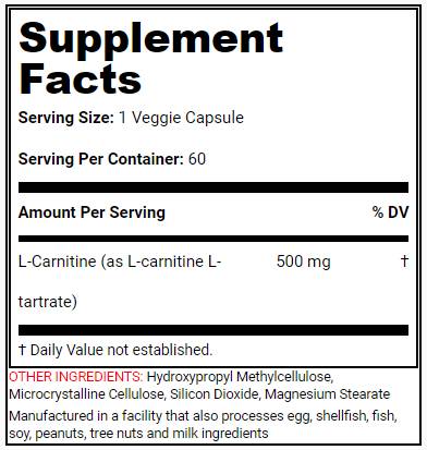 L-Carnitina Power - 60 capsule