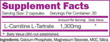L-Carnitina Tartrato 1300 mg - 60 capsule