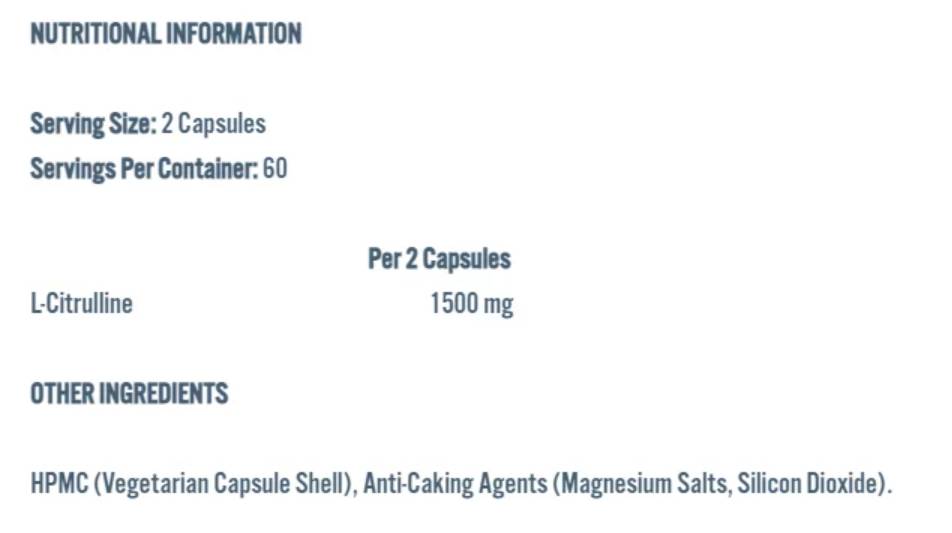 L-Citrullina 1500 - 120 capsule