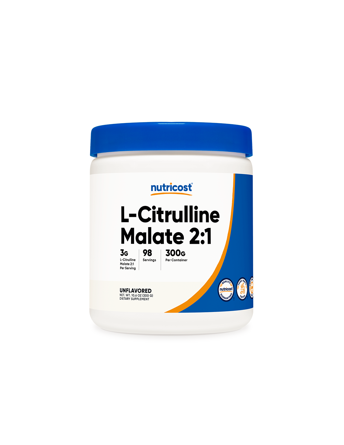 Massa muscolare - L-Citrullina (malato) L-Citrullina, 300 g <tc>Nutricost</tc>