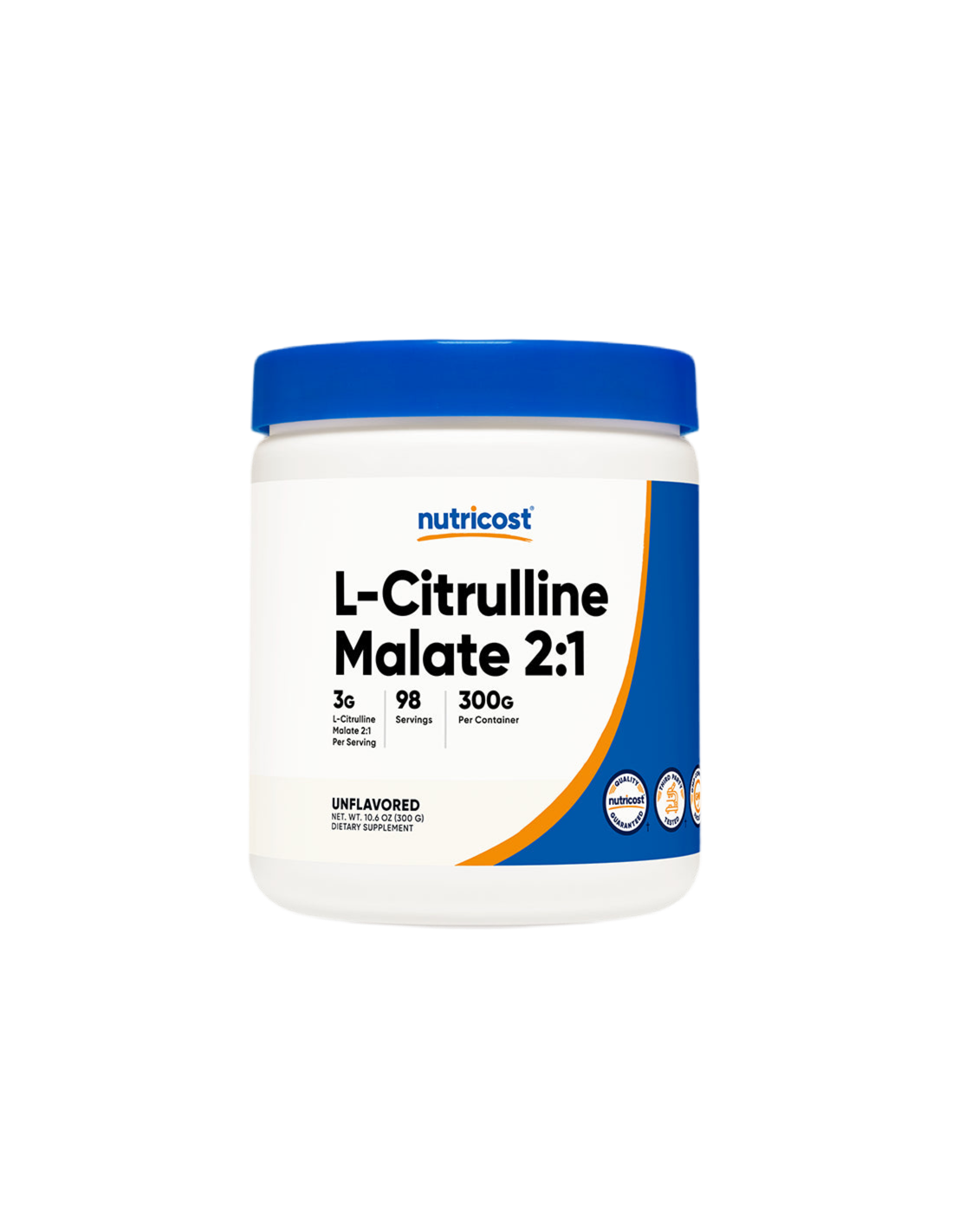 Massa muscolare - L-Citrullina (malato) L-Citrullina, 300 g <tc>Nutricost</tc>
