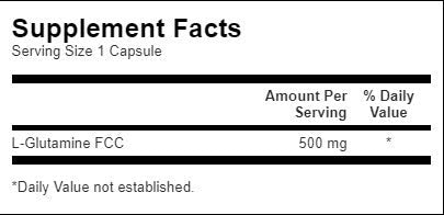 L-Glutammina 500 mg - 100 capsule