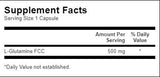 L-Glutammina 500 mg - 100 capsule