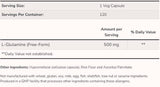 L-Glutammina 500 mg - 120 capsule