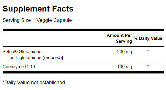 L-Glutatione con CoQ10 300 mg - 30 capsule