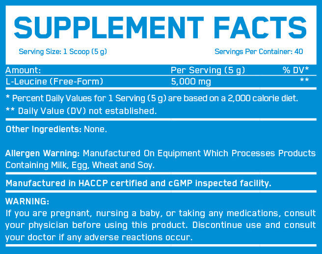 L-LEUCINA 5000 - 0,200 KG