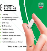 L-Lisina 1100mg 240 Compresse Vegane