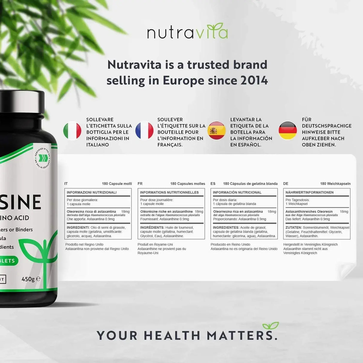 L-Lisina 1100mg 240 Compresse Vegane