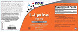 L-Lisina 500 mg - 100 capsule