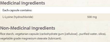 L-Lisina 500 mg - 90 capsule