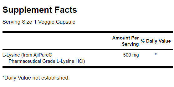 L-Lisina - Classe Farmaceutica 500 mg - 90 capsule