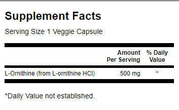 L-Ornitina 500 mg - 60 capsule