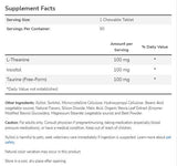 L-Teanina 100 mg Masticabile | con Inositolo & Taurina - 90 Compresse Masticabili