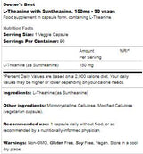 L-teanina 150 mg | Con Suntheanine - 90 capsule