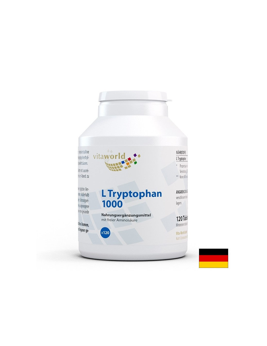 Stress e insonnia - L-Triptofano, 1000 mg x 120 compresse