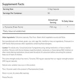 L-tirosina 750 mg | Forza extra - 90 capsule