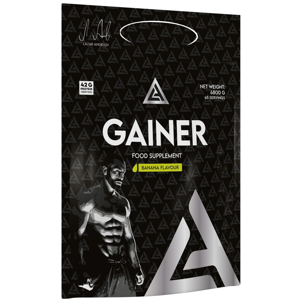 LA Gainer | Integratore per l'aumento di massa ad alto contenuto proteico con creatina & Complesso di erbe per uomo - 6800 grammi