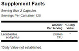 Lactobacillus Acidophilus 2 Miliardi di CFU 250 capsule