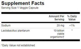Lactobacillus Plantarum/L Plantarum - 30 capsule