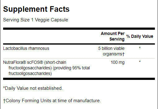 Lactobacillus Rhamnosus con FOS 5 Miliardi di CFU - 60 capsule