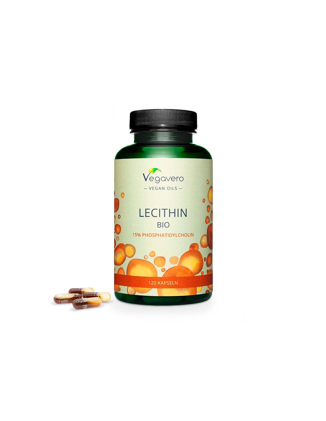 Lecitina Bio - Lecitina bio, 120 capsule <tc>Vegavero</tc>