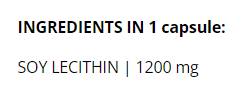 Lecitina | Lecitina di Soia 1200 mg - 90 capsule