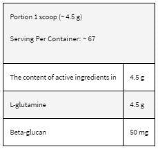 LevroSHIELD/Glutammina + Beta-Glucano - 300 grammi