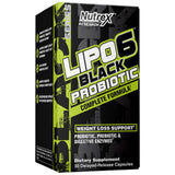 Lipo 6 Nero Probiotico | Formula completa con prebiotici + enzimi digestivi - 30 capsule