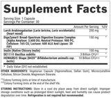 Lipo 6 Nero Probiotico | Formula completa con prebiotici + enzimi digestivi - 30 capsule