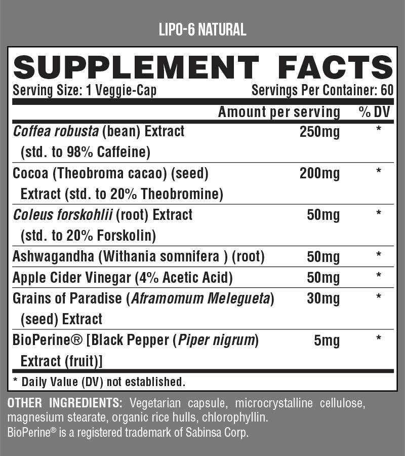 Lipo 6 naturale/a base vegetale 60 capsule