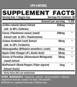 Lipo 6 naturale/a base vegetale 60 capsule