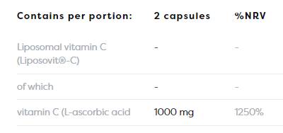 Vitamina C liposomiale 1000 mg - 120 capsule