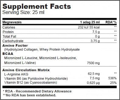 Amino liquido 25ml. /1 Amp.