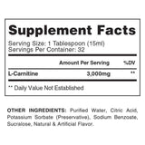 Carnitina liquida 3000 | Concentrazione 2x - Massima forza - 480 ml