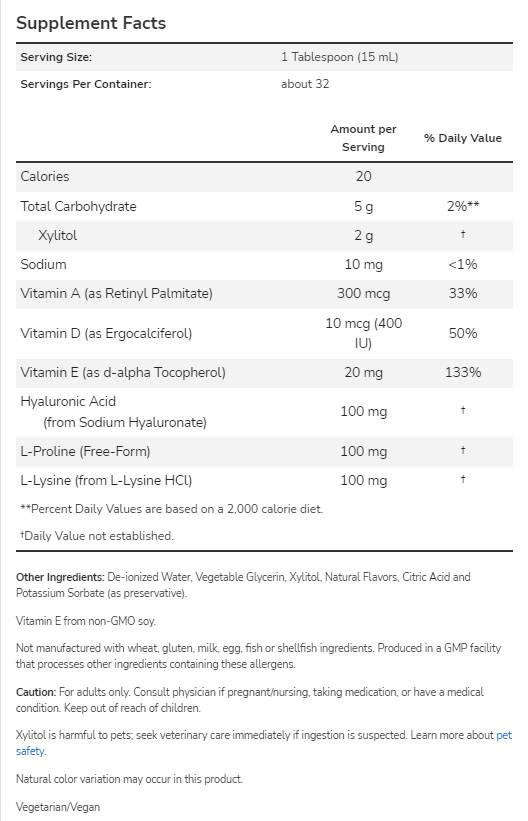 Acido Ialuronico Liquido - 473 ml