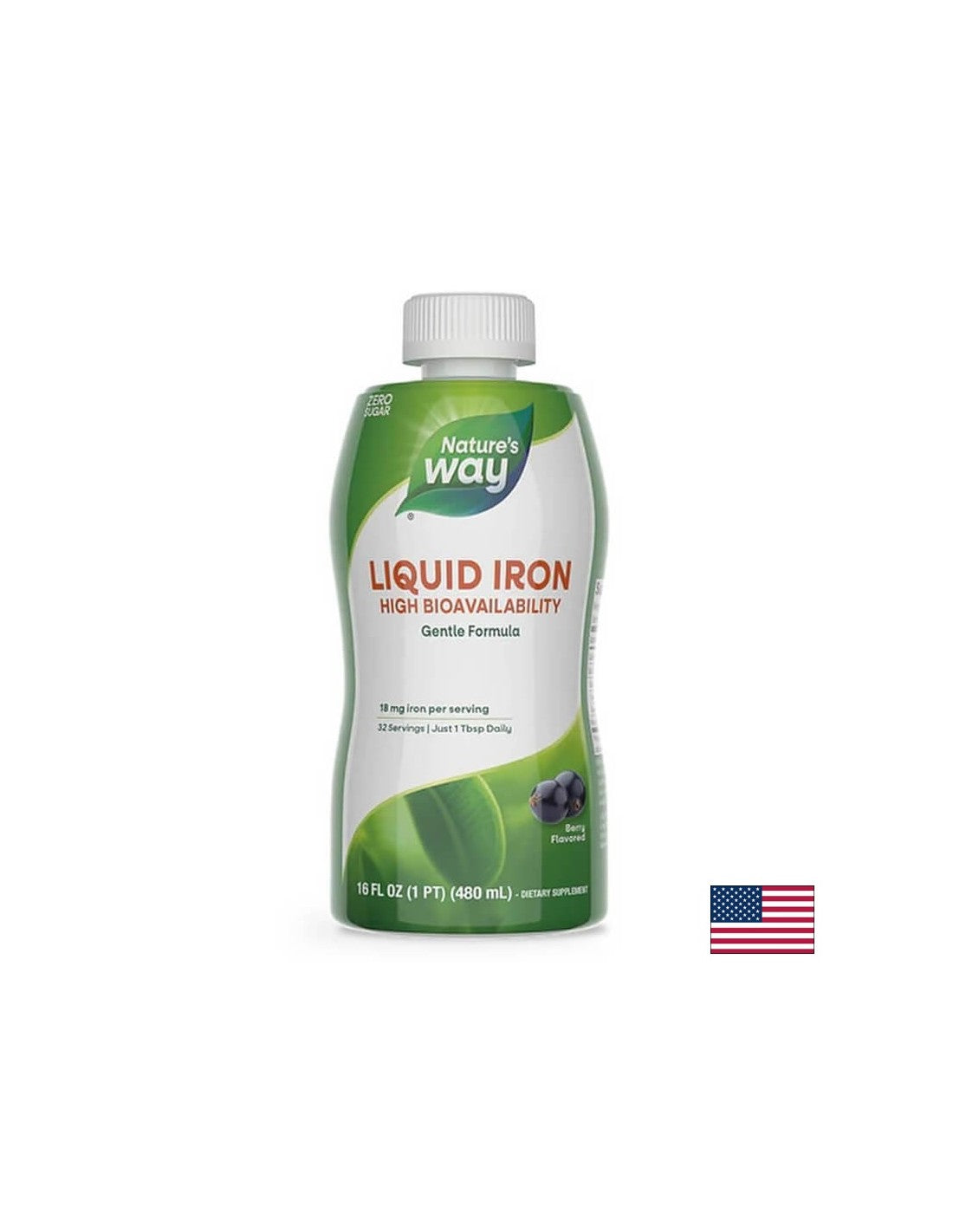 Ferro liquido - Ferro liquido (gusto mirtillo), 480 ml Nature's Way