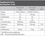 L-Carnitina liquida + Cromo 500 ml.
