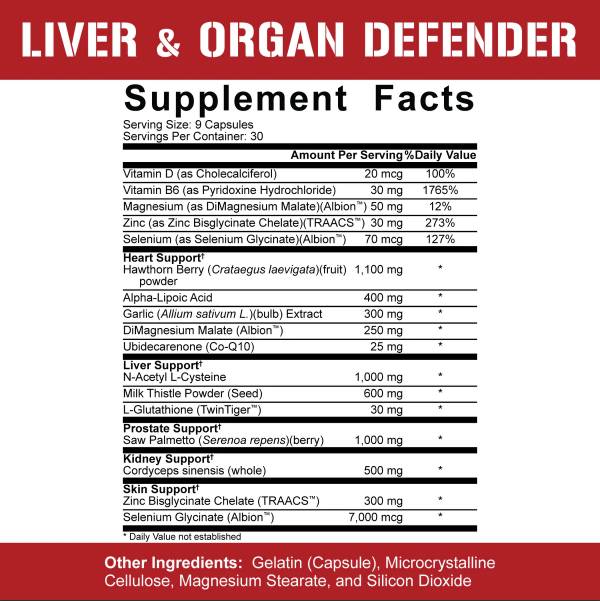 Difensore di fegato e organi 270 capsule