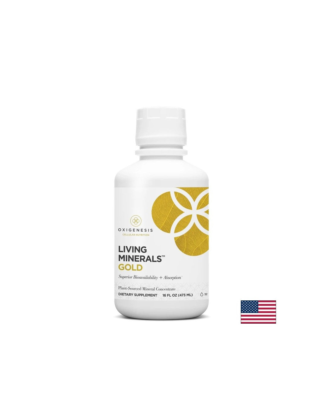 Cura della pelle - Minerali viventi dell'oro liquido, 473 ml