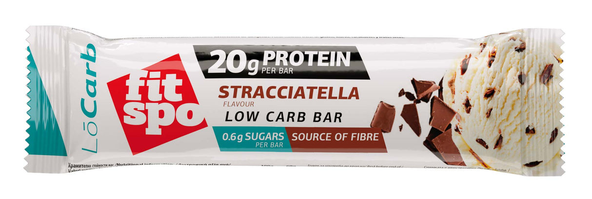 Barrette proteiche a basso contenuto di carboidrati | Stracciatella Keto Friendly x 60 grammi