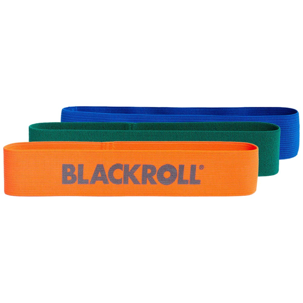 Set di fasce ad anello 3 | Set di 3 fasce da allenamento corte - 3 pz.