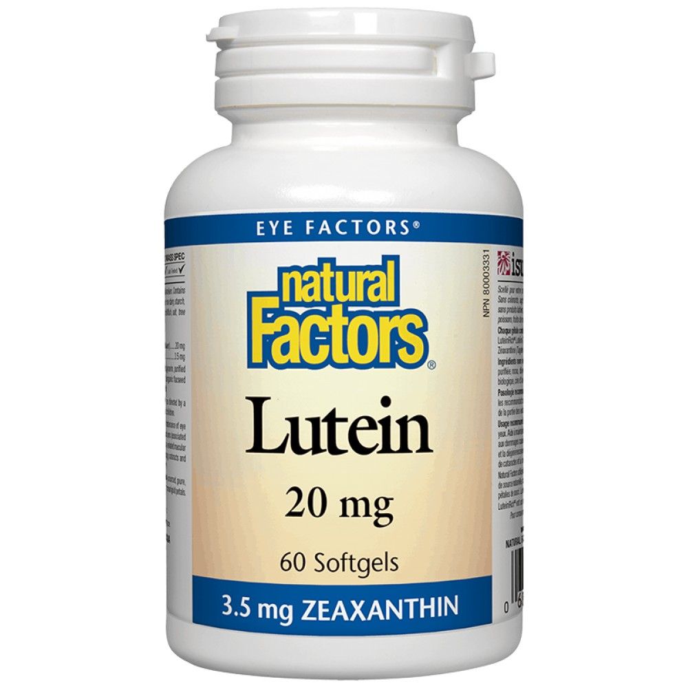 Luteina 20 mg | con Zeaxantina - 60 Capsule gel