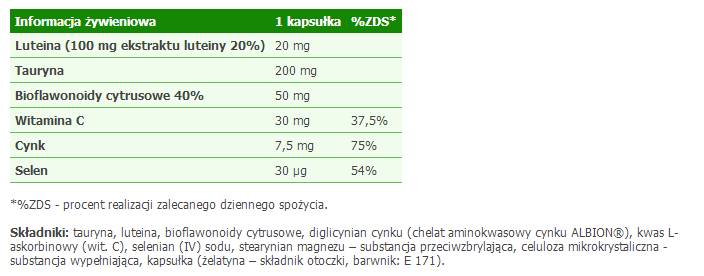 Luteina Bio Complex - 30 capsule