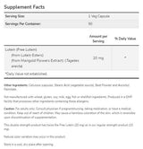Esteri di luteina 20 mg | Doppia forza - 90 capsule