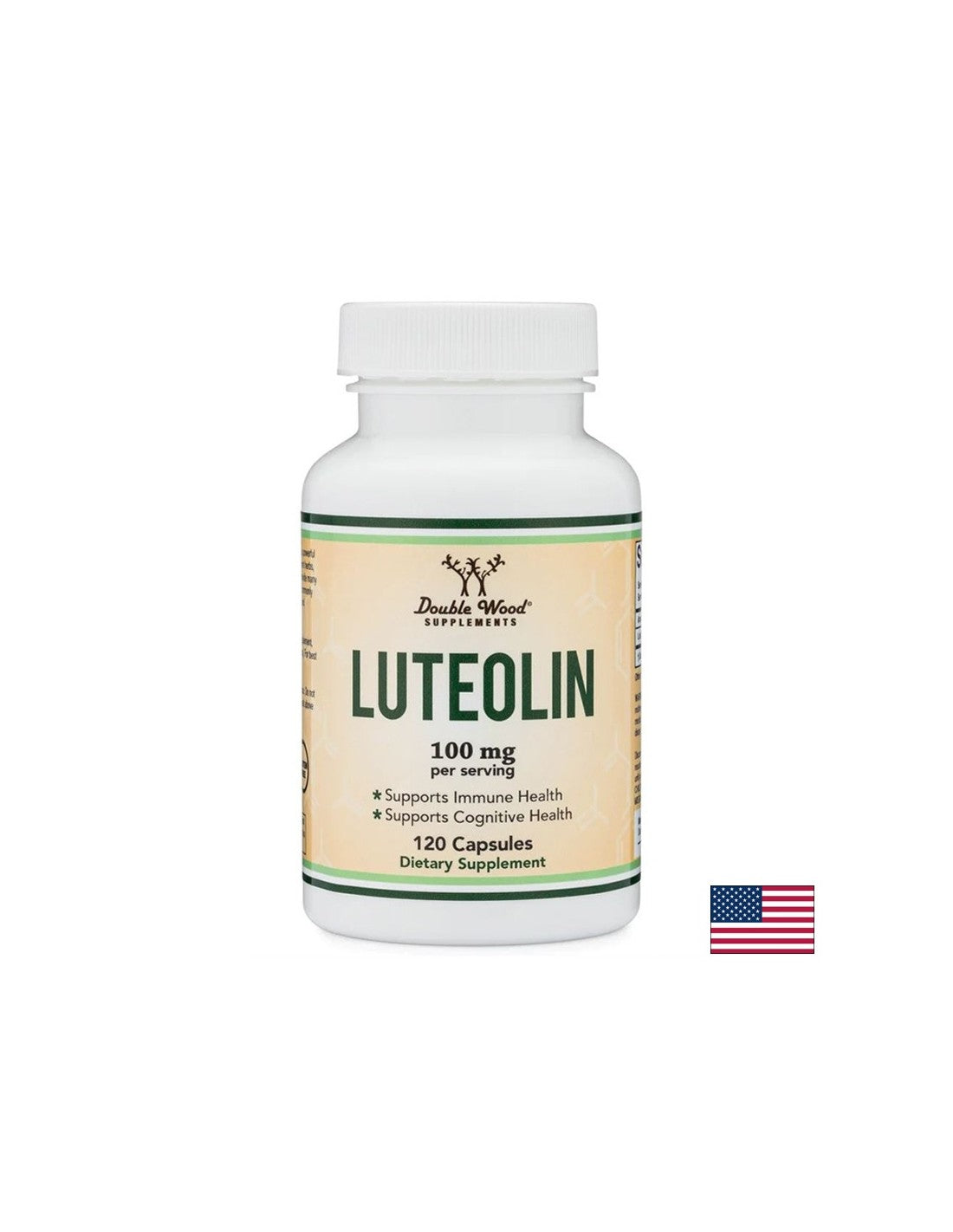 Luteolina - Luteolina 100 mg, 120 capsule <tc>Double Wood</tc>