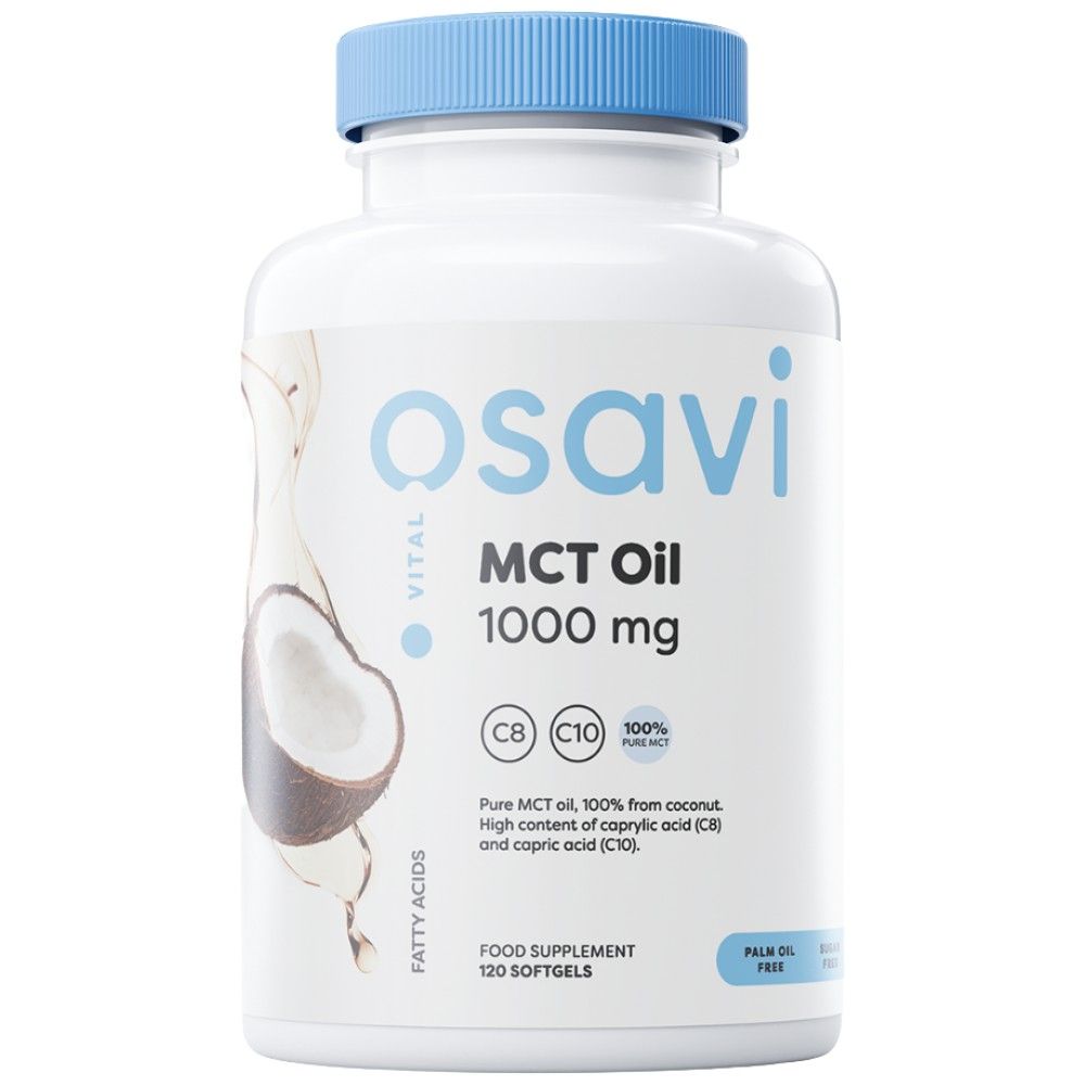 Olio MCT 1000 mg | C8 + C10 - 180 capsule molli